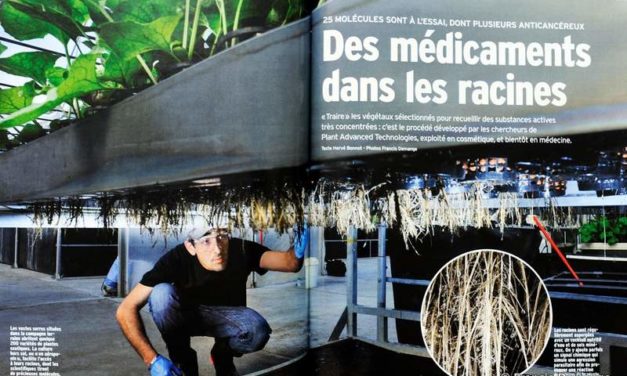 “DES MÉDICAMENTS DANS LES RACINES”. (4 pages) Magazine “ça m’intéresse” mai 2016.