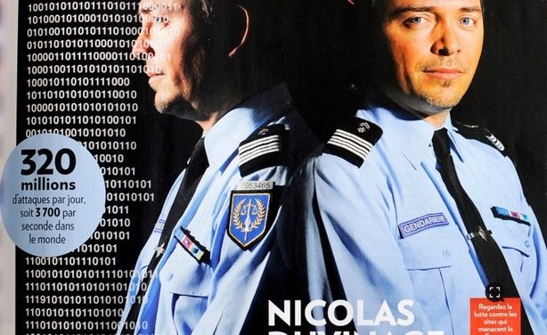Nicolas DUVINAGE, “Le super gendarme qui traque les Cybercriminels”. “PARIS MATCH” du 2 au 8 juin 2016