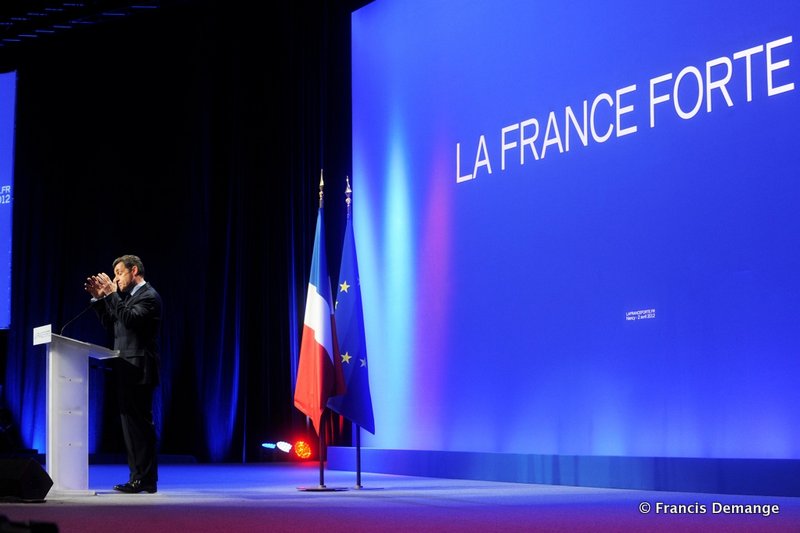 Présidentielle 2012 : Nicolas Sarkozy en Lorraine.