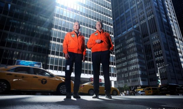 Solar Impulse survole New York avant le grand saut pour la traversée de l’Atlantique.