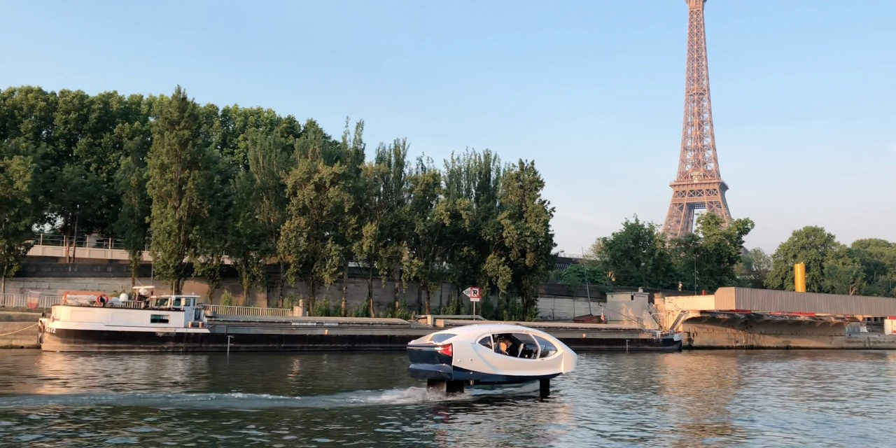 “Seabubble” Le taxi volant entre en Seine.