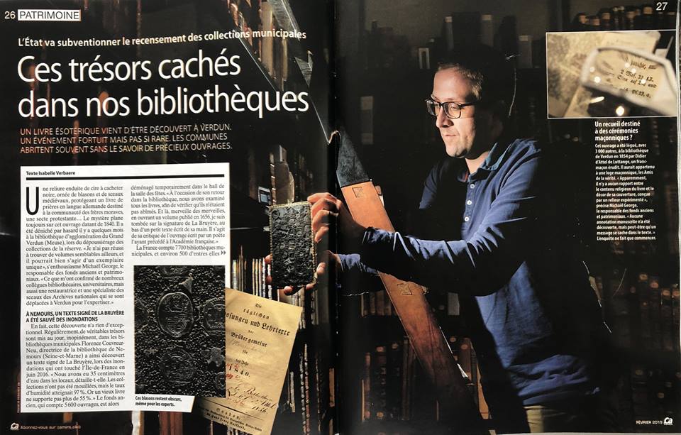 “Ces trésors cachés dans nos bibliothèques”. Mystère d’un livre à Verdun.