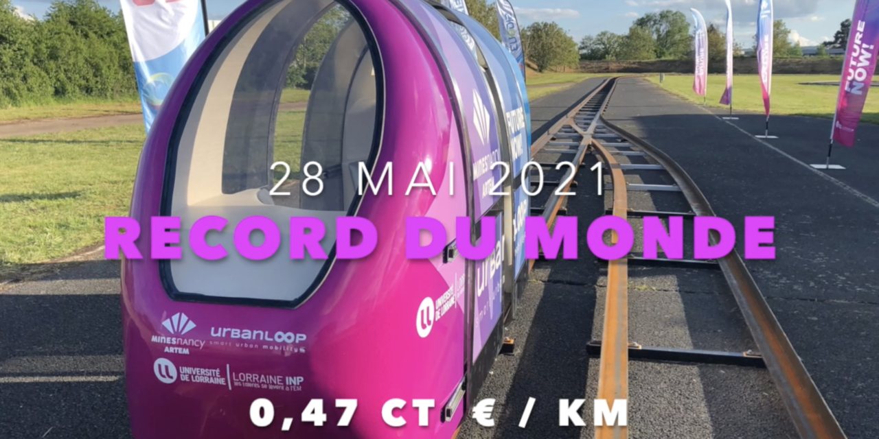 UrbanLoop et son premier record