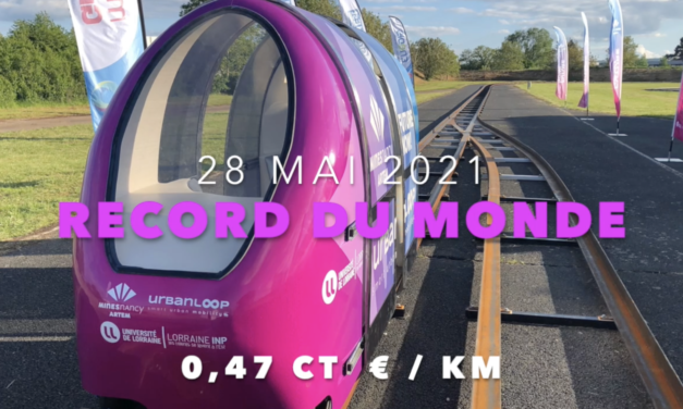 UrbanLoop et son premier record